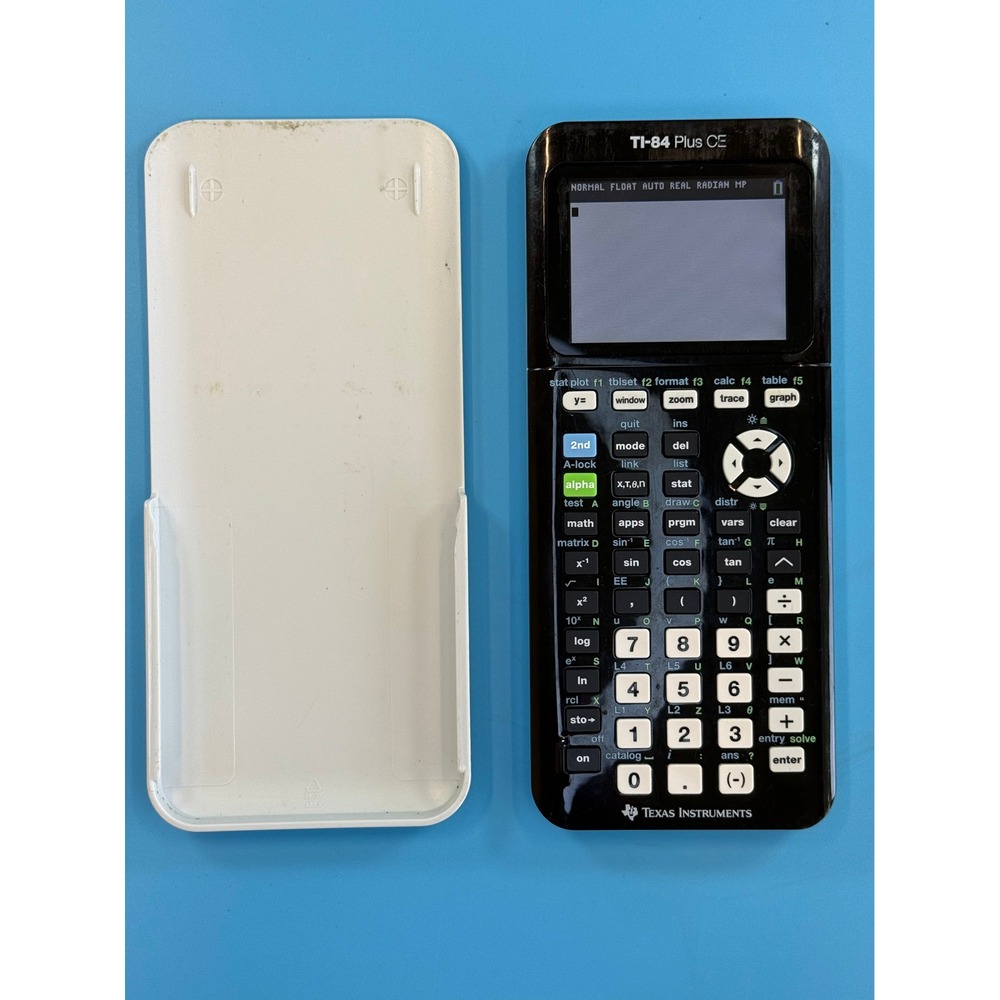 Texas Instruments TI-84 Plus CE Graphing Calculator Black w/ Slide Cover Used